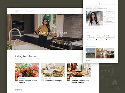 Minimalistic Web Design for Realtor & Local Advocate blog creative direction graphic design marketing minimal minimalistic real estate realtor simple web design website