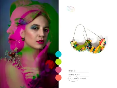 Color-inspired photo design for Manual Ware art director bold bright color creative direction edit editing graphic design layout manual ware model photo design photography product