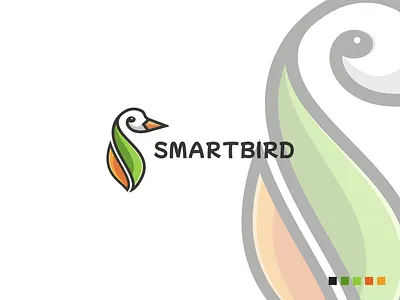 Smart Bird | Simple Mascot Logo animal bird brand identity branding branding agency concept creative logo flat flaying freedom graphic design illustration logo mascot mascot character mascotlogo modern logo simple and clean simple mascot smart