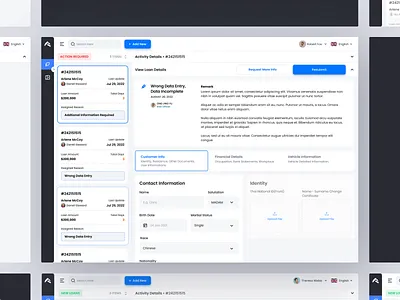 Loan Management System branding clean dashboard experience finance fintech minimal modern pushein redesign redesign experience ui ui design user experience user interface ux visual web web application