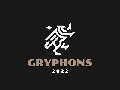 Gryphons eagle gryphon logo