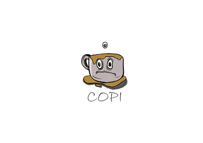 coffee character design illustration