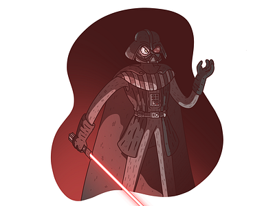Vader character character design concept art graphic design illustration illustrator procreate star wars