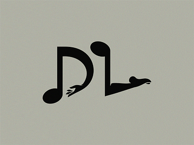 Monogram letter logo D and L, DL LD