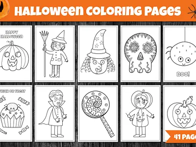 Halloween Coloring Pages adults