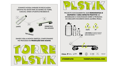 Torre Plstik branding graphic design logo poster