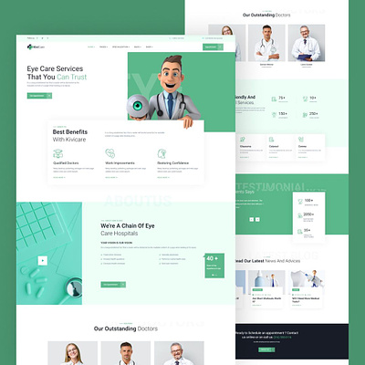 Medical Clinic and Patient Management WordPress Theme clinic management clinics design doctor clinic doctor services family doctor service medical clinic wordpress theme medical website patient appointments patient records private clinic ui uidesign uiux website design wordpress design wordpress theme wordpress website