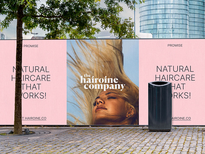The Hairoine Company - Clean Hair Care for Empowered Women art direction branding creative concept design hyamstudios logo visual identity
