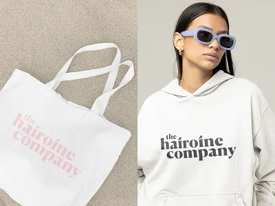 The Hairoine Company - Clean Hair Care for Empowered Women art direction brand strategy branding creative concept design hyamstudios logo