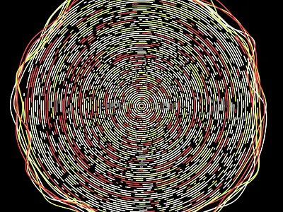 Drawing a circle with algorithm circle prosessing