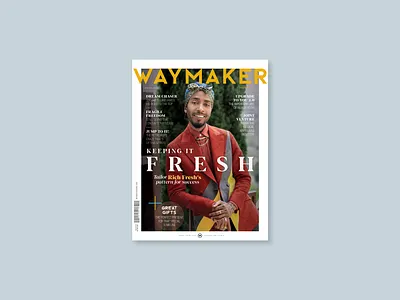 WayMaker Journal art direction design editorial graphic design magazine