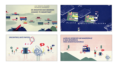 Animations for Redbull Basement animation art direction illustration