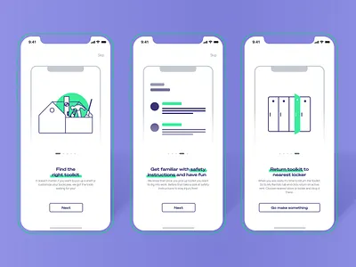 Design Flows 2021 - Competition entry app designflows rent toolkit ui ux
