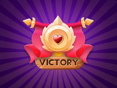 Victory Symbol Design 3d app app gamification badge for victory branding design gamification app gradient graphic design icon icons illustration modern reward medal badge vector