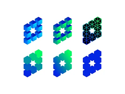 Logo design symbol / icon for modular nuclear reactors developer atoms clean developer electricity energy fision fusion lifecycle logo logo design modern modular negative space nuclear power power plant reactors research spark water cooled