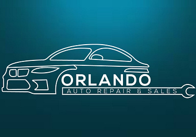 ORLAND 3d auto repair branding car rent car repair creative logo design drop logo graphic design illustration logo ui vector