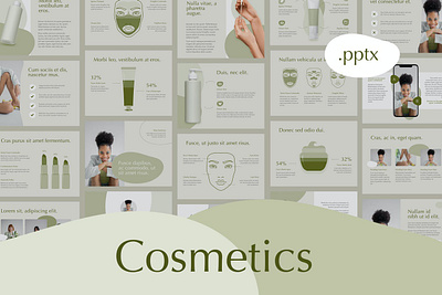 Cosmetics Multipurpose Template clean colorful company corporate design google slides keynote modern multipurpose multipurpose template photography pitch deck portfolio powerpoint studio template unique web design web development website