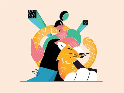 2022 Year of Tiger 13chrisart dtiys1k⁣⁣ character design character illustration dtiys flat design flatillustration illustration illustrator tiger tiger year