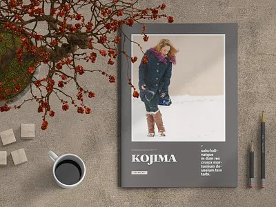 Kojima Magazine Template bestseller book brochure business clean corporate creative easy editable graphic assets graphic design graphicassets indesign magazine magazine template minimal mockup simple stylish template