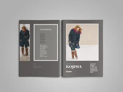 Kojima Magazine Template bestseller book brochure business clean corporate creative design easy editable graphic assets graphicassets indesign magazine magazine template minimal mockup simple stylish template