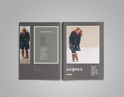 Kojima Magazine Template bestseller book brochure business clean corporate creative design easy editable graphic assets graphicassets indesign magazine magazine template minimal mockup simple stylish template