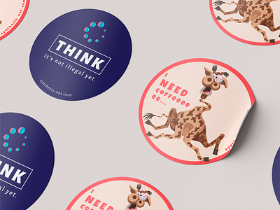 Stickers branding design illustration product design