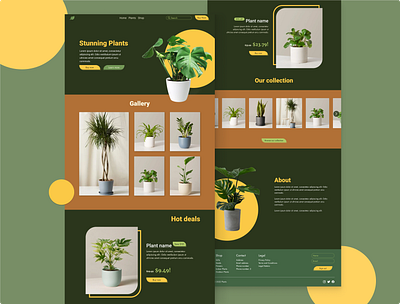 Plants Site design plant site website