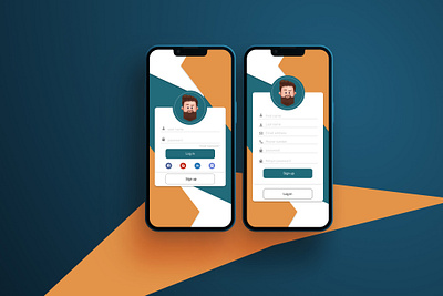 Daily ui challenge (Log in/ sign up page) ui design ui ux