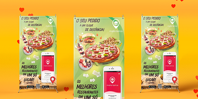 Banner | Mata Larica App ® app banner branding business design designgrafico graphic design publicidade