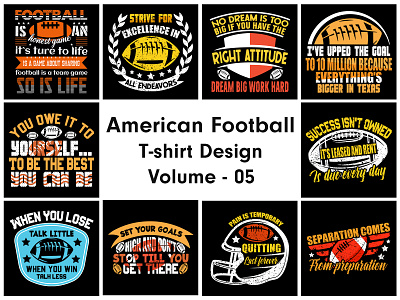 American Football T-shirt Design american football american football t shirt american football t shirt design graphic design t shirt design tshirt ui uiux ux