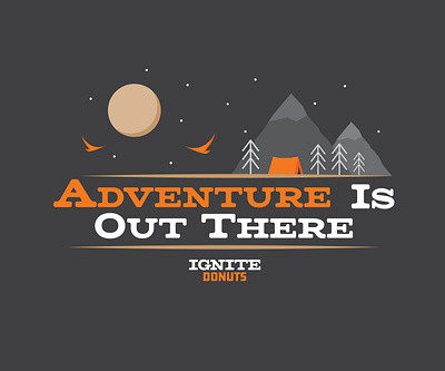 Adventure Is Out There branding illustration outdoors typography