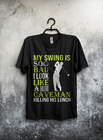 Golf t-shirt design branding design golf golfer graphic design illustration sport sport lover t shirt vector vintage