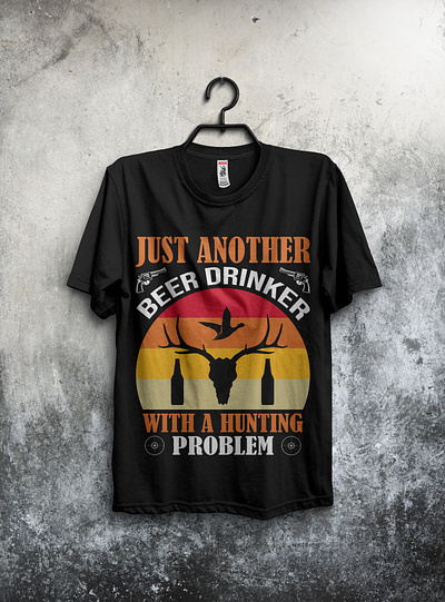 Hunting t-shirt design branding design graphic design hunting t shirt illustration t shirt vector vintage