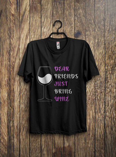 Wine t-shirt design branding design graphic design illustration t shirt vector vintage wine t shirt design