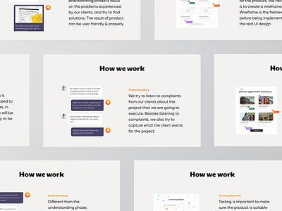 Odama website How we work animation 🔥 animation how it work interaction landing page landing page animation section smooth studio ui ux web website website animation