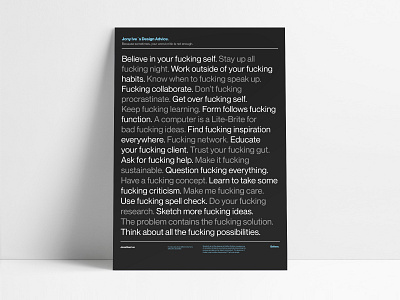 Jony Ive Design Advice - Poster apple concept design editorial free freebie graphic design jony ive layout minimalist motivation poster typography