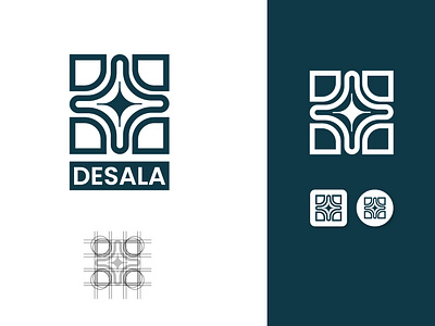 DESALA aerwlite (brand identity) asik mahmud hassan brand identity branding desala ecommerce free logo graphic design icon iconic logo illstrator illustration logo logo branding minimal typography ui vector visualasik