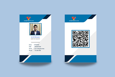 Minimal ID Card Design. 3d animation branding company id creative art creative id design employee id graphic design icon id card lo logo minimal id card motion graphics student id ui ux vector