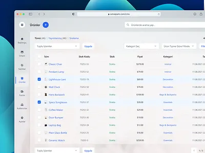 Aura CMS admin admin interface admin panel admin theme admin ui analytics dashboard dashboard design sidebar user dashboard