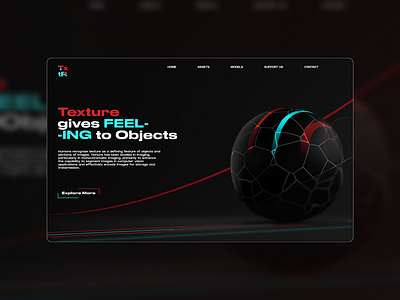Texture Web Design for 3D texture marketplace 3d design graphic design illustration three dimensional ui ui design ui designer uiux user interface web design web designer