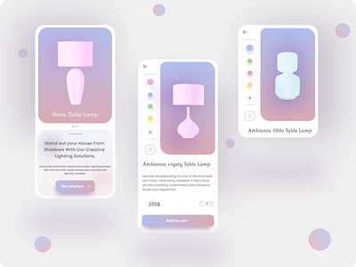 Modern Lighting Solution App app ui ux