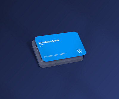Business card mockup app branding business card mockup ui