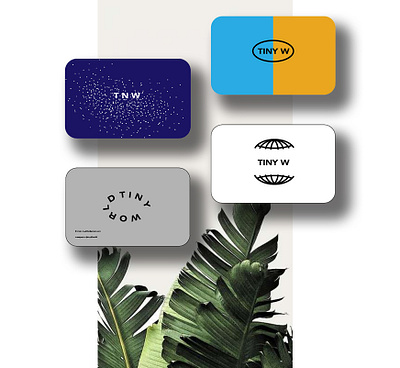 TINY WORLD | Gift Cards design illustration logo