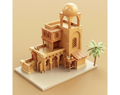 Arab Guest House arab arabian stylized
