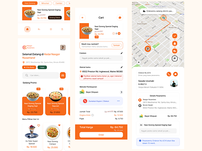 Nasgor Nusantara FoodApp app appdesign appmobile design foodapp mobile mobileapp ui ui design uidesign uitrend uiux uiux design uiuxtrend user experience user interface ux uxdesign uxtrend uxui