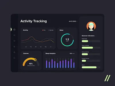 Health Tracking App animation calorie design diagram health health app heartbeat homepage interaction landing platform sleep analytic step trscking ui uiux ux web web design web interaction