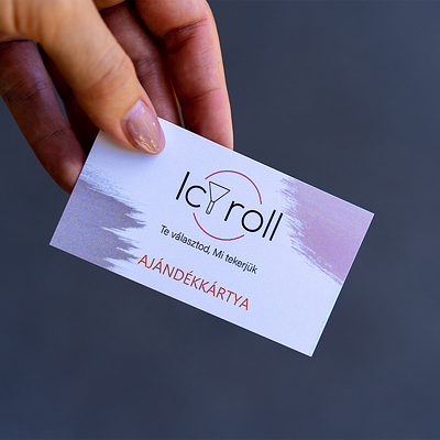 IcYroll logo and brand design