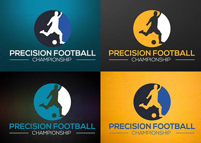 Precision Football 3d animation branding creative logo design drop logo football club graphic design illustration logo motion graphics sports logo ui vector