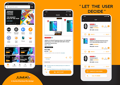 Jumia App Checkout Re-design ! minimalism re design ui user experience