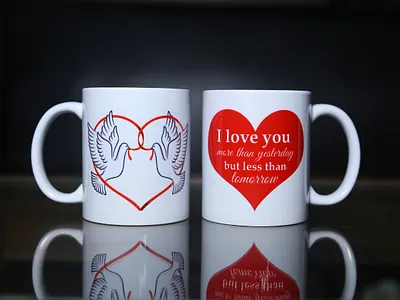 Happy Anniversary Cup Print branding cup design graphic design indesignmedia vector